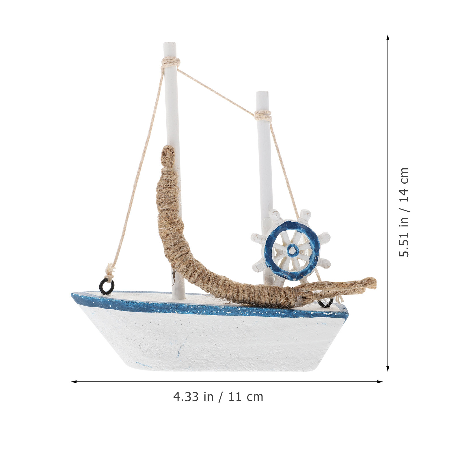 4Pcs Sailboat Wooden Decoratio - đánh giá và giá Home Decor Nautical