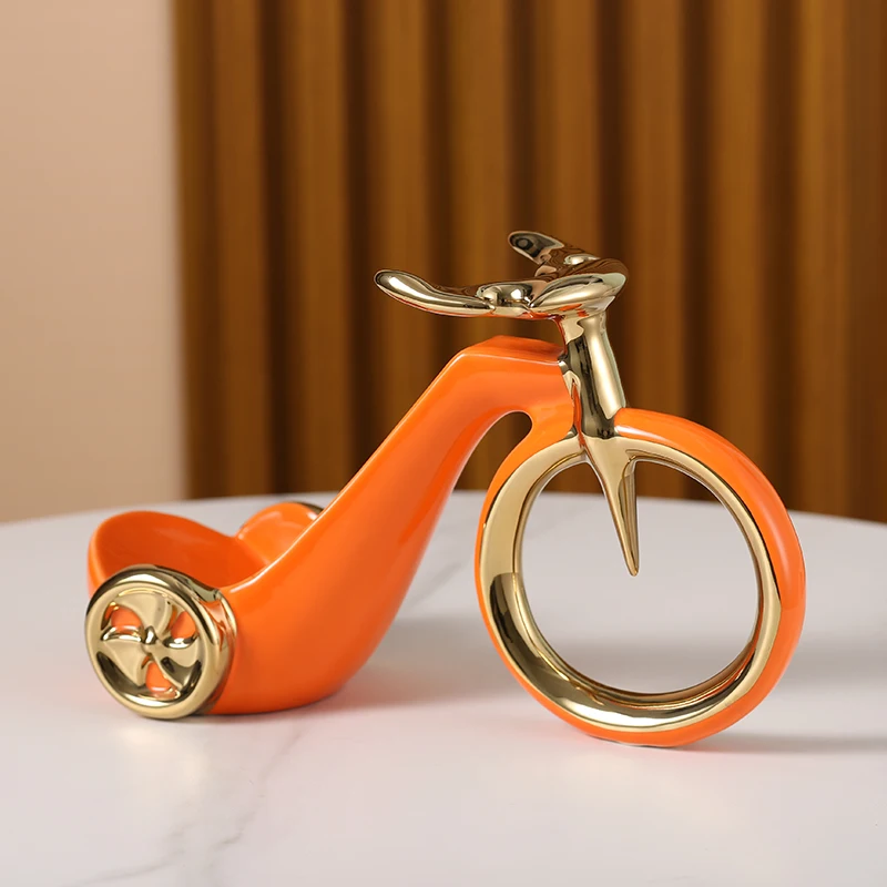 Bicycle Sculpture Ceramic Hand - đánh giá và giá Home Decor Modern Organic