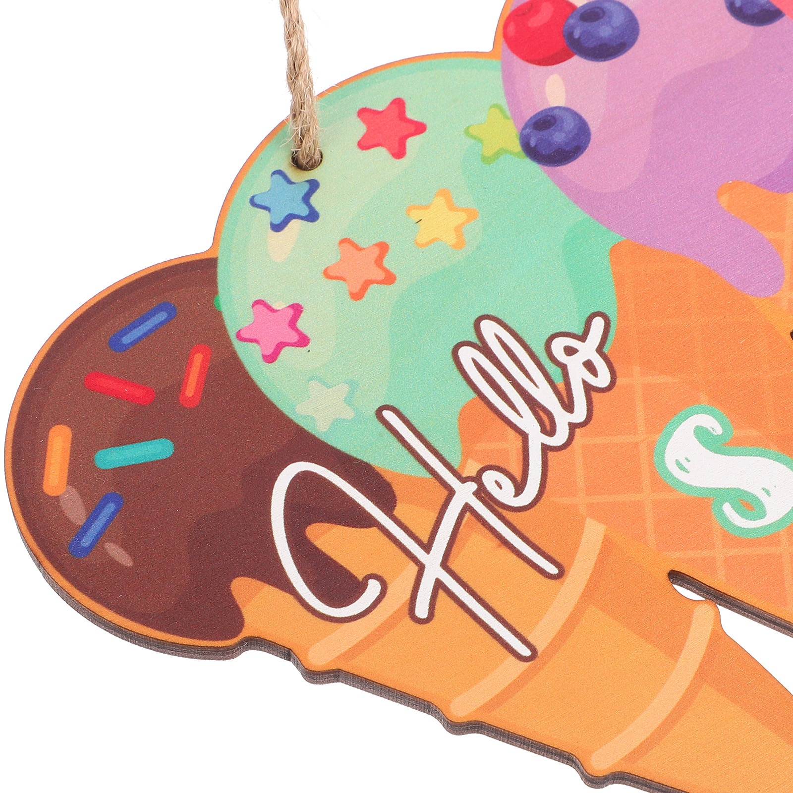 Wooden Ice Cream Door Sign Sum - đánh giá và giá Home Decor Nautical