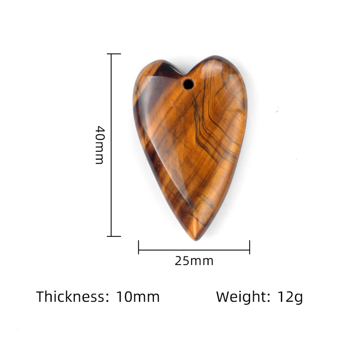 3pcs Peach Heart Natural Stone - đánh giá và giá Home Decor Modern Organic