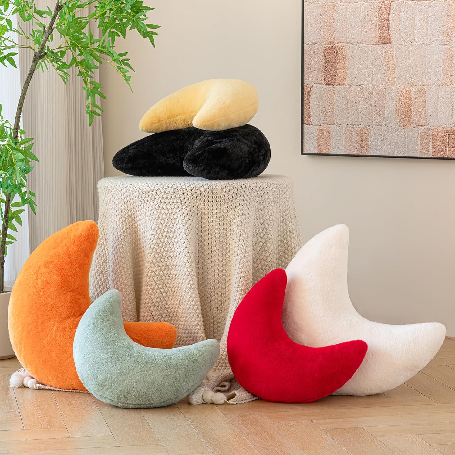 Soft Moon Pillow for Bed Couch - đánh giá và giá Decorative Throw Pillow