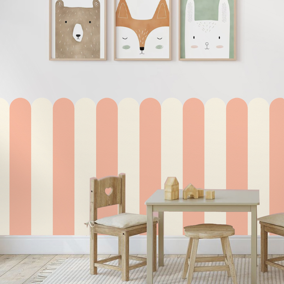 Multicolor Vertical Striped Ar - đánh giá và giá Home Decor Wallpaper