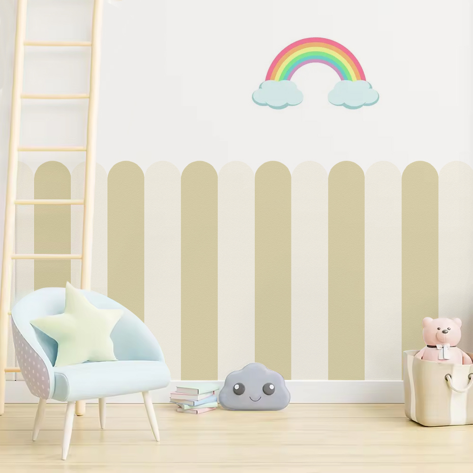 Multicolor Vertical Striped Ar - đánh giá và giá Home Decor Wallpaper