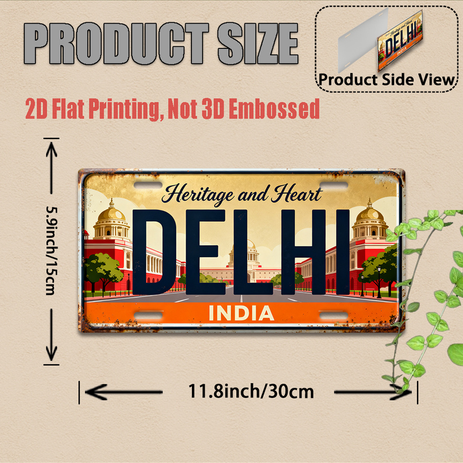 Tin Sign - Vintage Durable Met - đánh giá và giá Home Decor Delhi