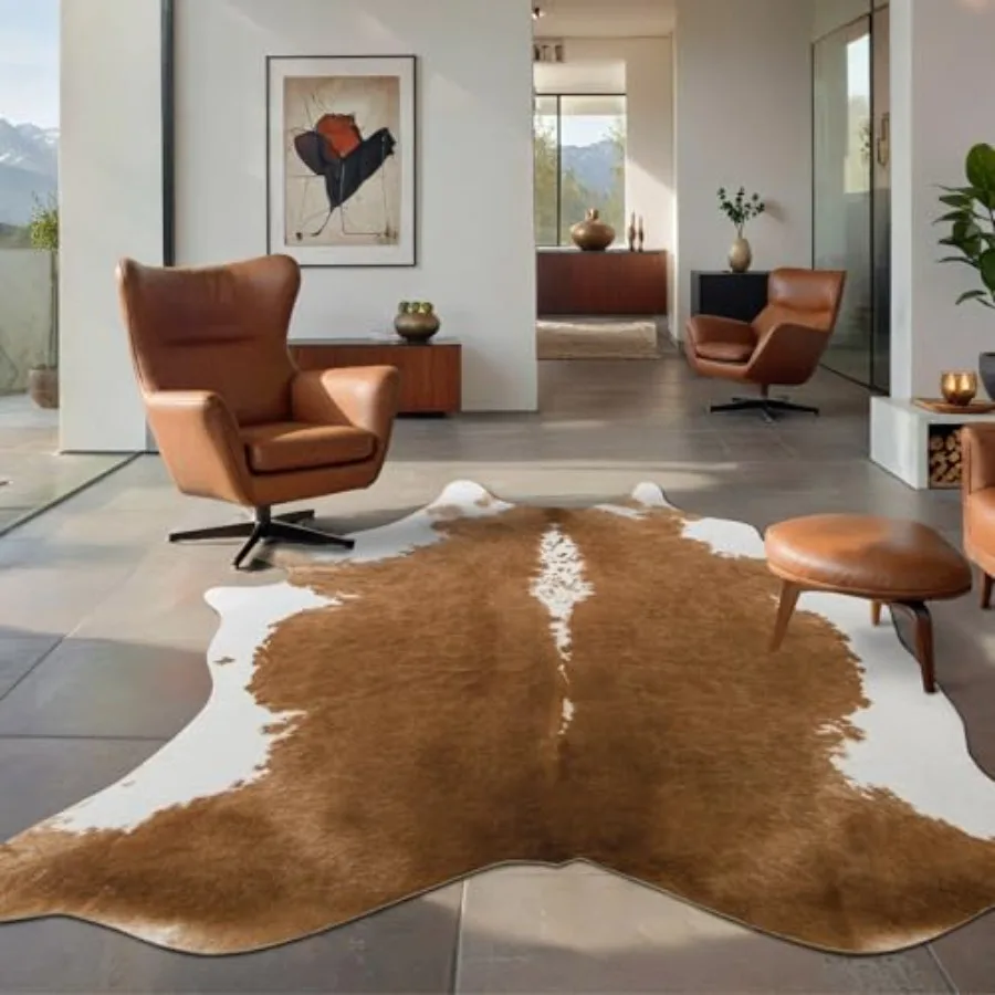 Premium Faux Cowhide Rug, Cow  - đánh giá và giá Cowhide Rug Faux