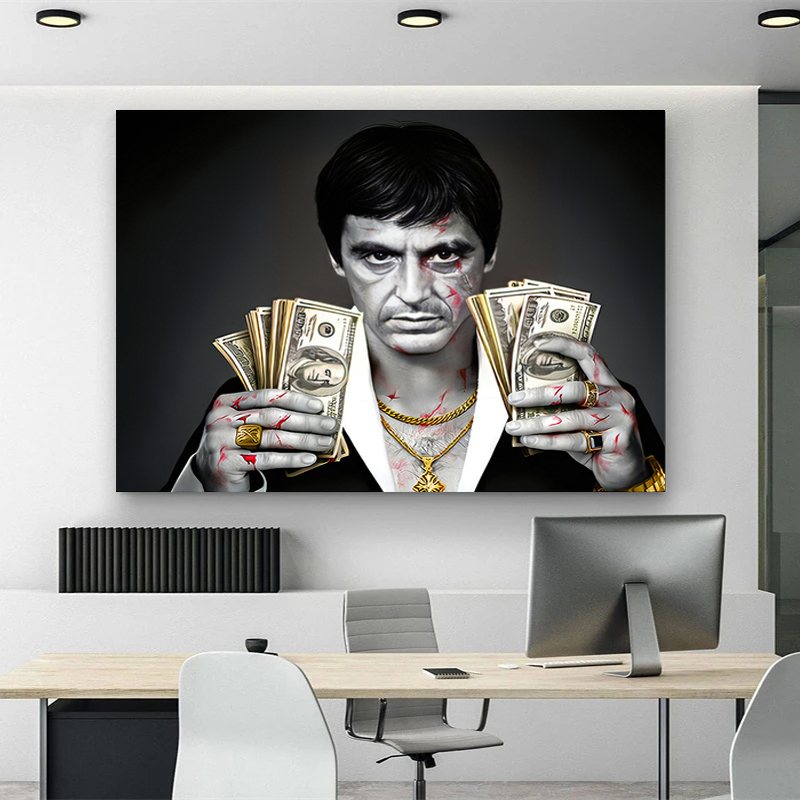 Modern Gangster Movie Scarface - đánh giá và giá Home Decor Versace