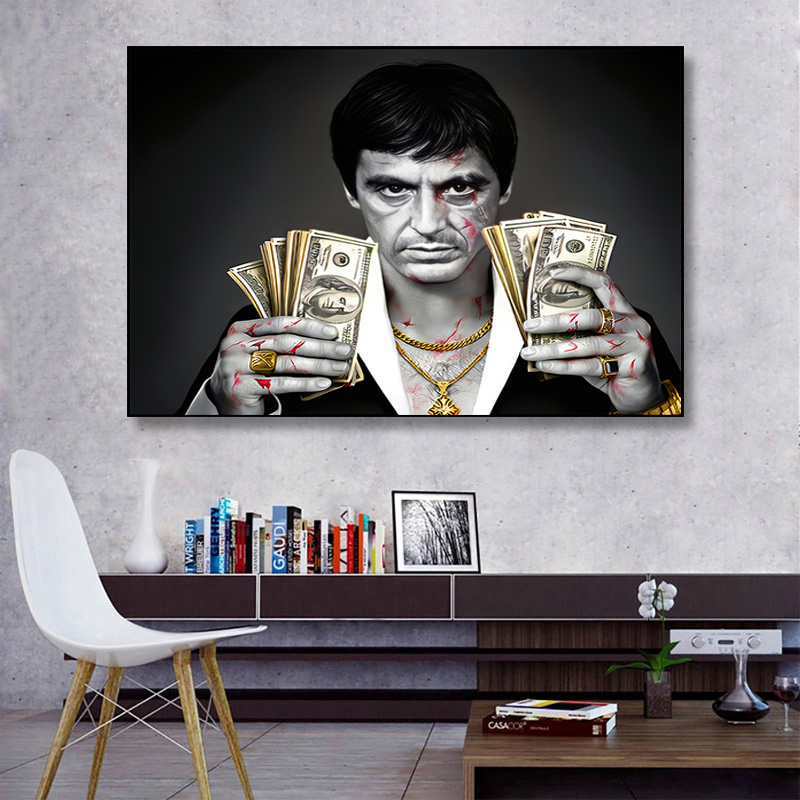 Modern Gangster Movie Scarface - đánh giá và giá Home Decor Versace