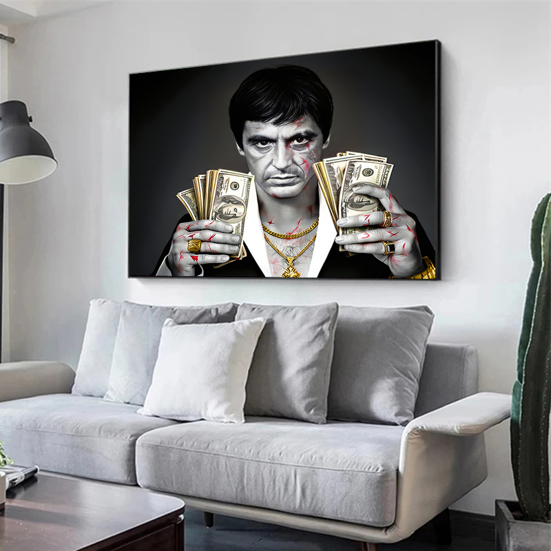 Modern Gangster Movie Scarface - đánh giá và giá Home Decor Versace
