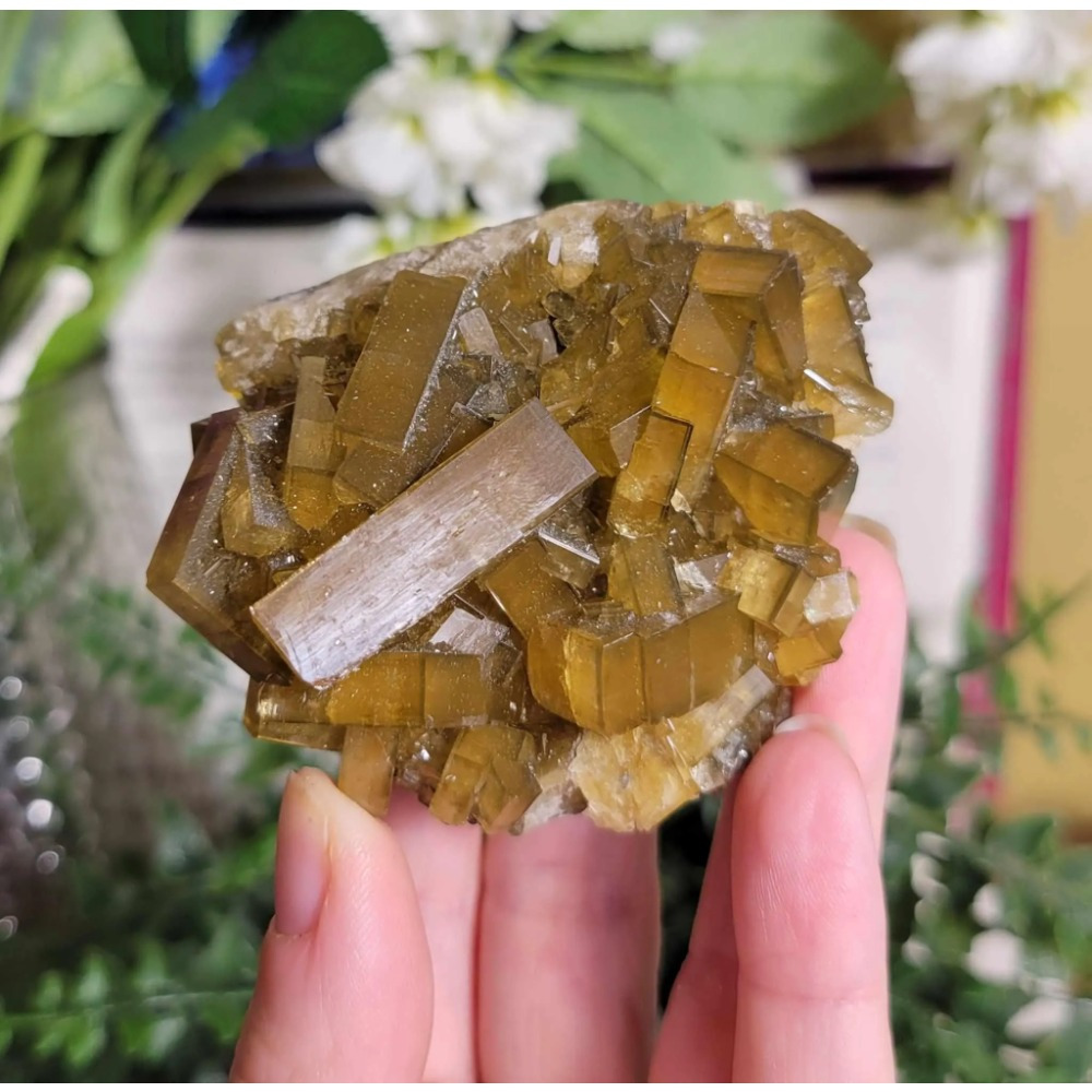 Rare Golden Barite Crystal Clu - đánh giá và giá Home Decor Modern Organic